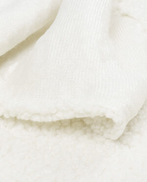 Dzianina Baranek Ecru