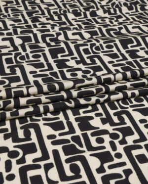 Dzianina Wiskozowa Wzór 34 Geometryczny