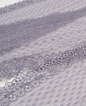 Koronka Elastyczna Wzór 68 Brudny Wrzos - 16 cm