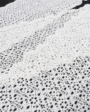 Koronka Stabilna - Haft Jednostronny Wzór 80 - 17 cm