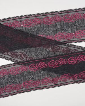 Koronka Stabilna - Haft Jednostronny Wzór 76 - 18 cm