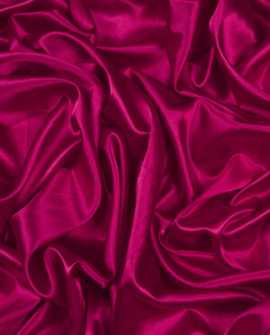 Satyna Cienka Ciemna Czerwień