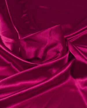 Satyna Cienka Ciemna Czerwień