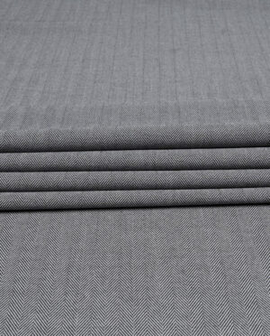 Wiskoza Ubraniowa Jodełka Jasny Popiel