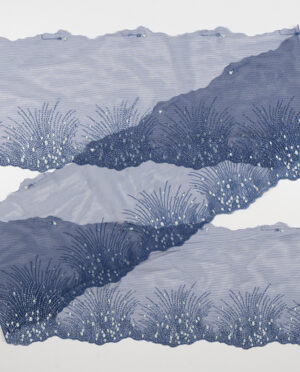 Haft Jednostronny – Borta na Elastycznym Tiulu Wzór 26 - 19 cm