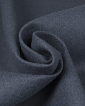 Wełna Płaszczowa Diagonal Jeansowy Podklejona Pianką