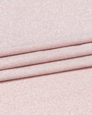 Dzianina Wiskozowa Srebrny Lurex na Różowym