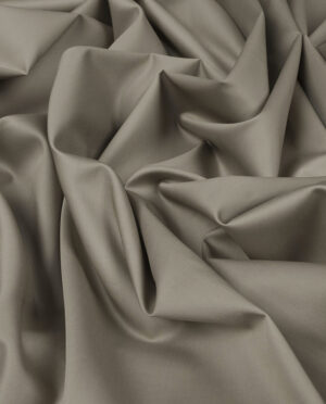 Cienka Bawełna Satynowana Koszulowa Ciemny Beżowy