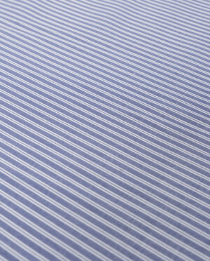Etamina Koszulowa Ciemnoniebieskie Paski Wzór 301