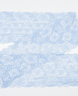 Koronka Elastyczna Wzór 142 Błękitny – 15 cm