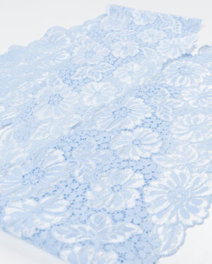 Koronka Elastyczna Wzór 142 Błękitny – 15 cm