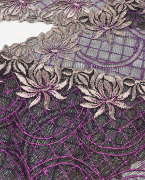 Haft Jednostronny – Borta na Elastycznym Tiulu Wzór 157 – 16 cm