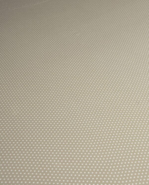 Wiskoza Sukienkowa Twill Wzór 127 Małe Groszki Beżowy