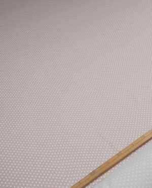 Wiskoza Sukienkowa Twill Małe Groszki Brudny Róż