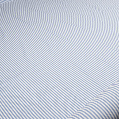 Bawełna Nylon z Lycrą - Popelina Niebieskie Paski Wzór 400 a