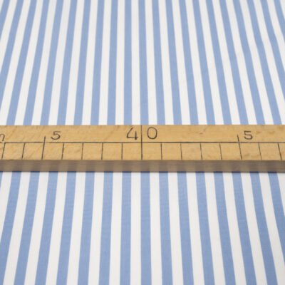 Bawełna Nylon z Lycrą - Popelina Niebieskie Paski Wzór 400 a