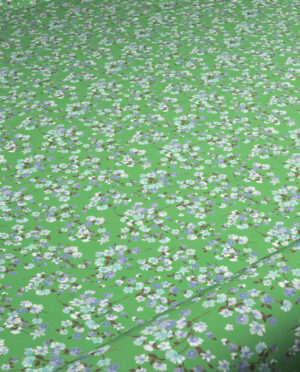 Wiskoza Sukienkowa Twill Wzór 128 a Zielony