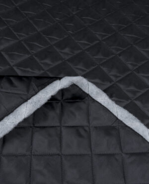 Podszewka Pikowana Czarna Dwustronna