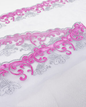 Haft Jednostronny – Borta na Elastycznym Tiulu Wzór 164 – 20 cm