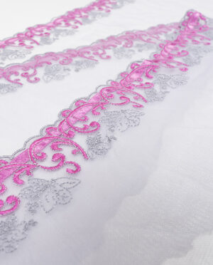 Haft Jednostronny – Borta na Elastycznym Tiulu Wzór 164 – 20 cm