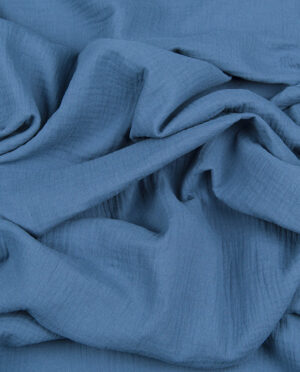 Muślin Double Gaze Indygo