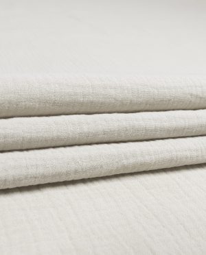 Muślin Double Gaze Zimny Jasny Beż