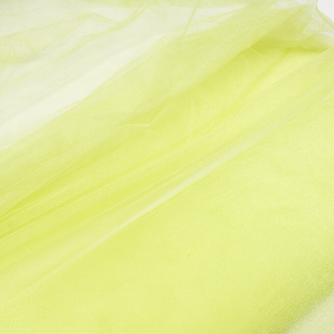 Siatka Tiulowa Miękka – Tiul Welonowy Metaliczny Połysk Limonka