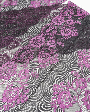 Haft Jednostronny – Borta na Elastycznym Tiulu Wzór 180 – 19 cm