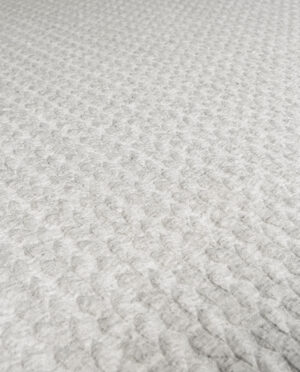 Dzianina Pikowana Wzór 15 Warkocz Popiel