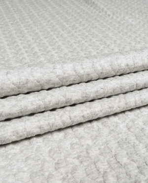 Dzianina Pikowana Wzór 15 Warkocz Popiel