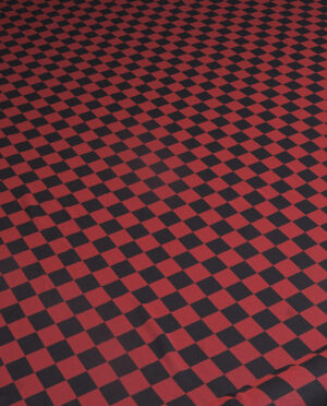 Punto Wzór 1 c Szachownica Czerwony