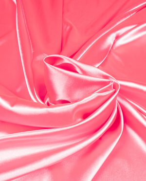 Satyna Cienka Neonowy Róż