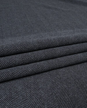 Wełna Płaszczowa Jodełka Grafitowy