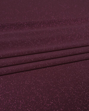 Dzianina ITY Brokatowy Połysk Ciemny Śliwkowy - Bordowy