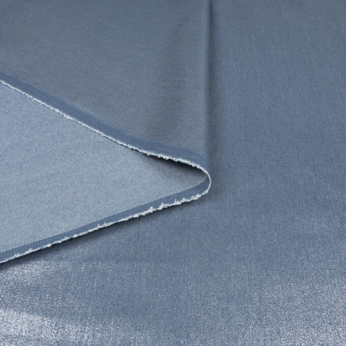 Jeans Denim Srebrny Połysk