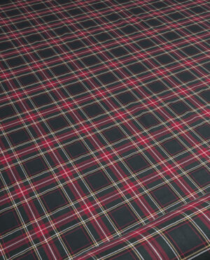 Tkanina Wiskozowa Szkocka Krata Wzór 119 c