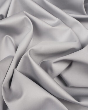 Cienka Bawełna Satynowana Koszulowa Jasny Popiel