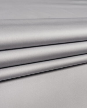 Cienka Bawełna Satynowana Koszulowa Jasny Popiel