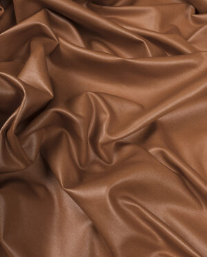 Jeans Denim z Gumowaną Powłoką Cynamonowy