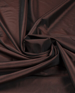 Tafta Ciemny Miedziany Opalizujący