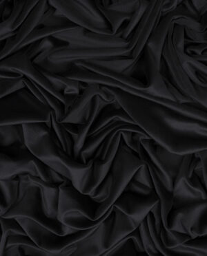 Welur Miękki Elastyczny Czarny