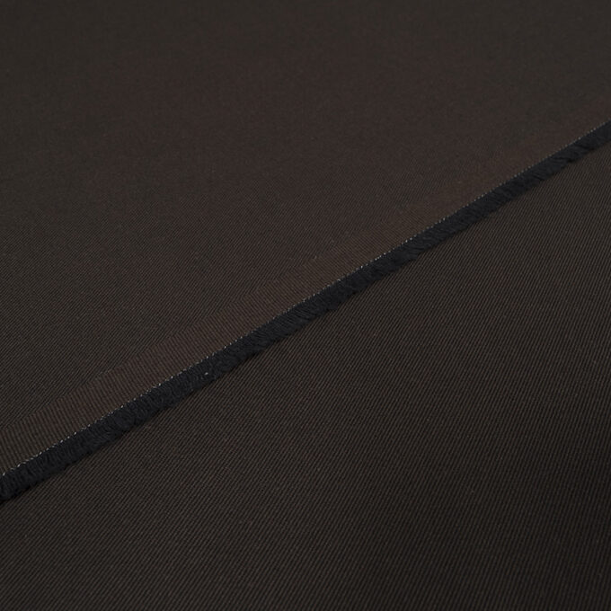 Tkanina Spodniowa Chinos Twill z Modalem Brązowy