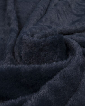 Futro Dzianinowe Granatowy