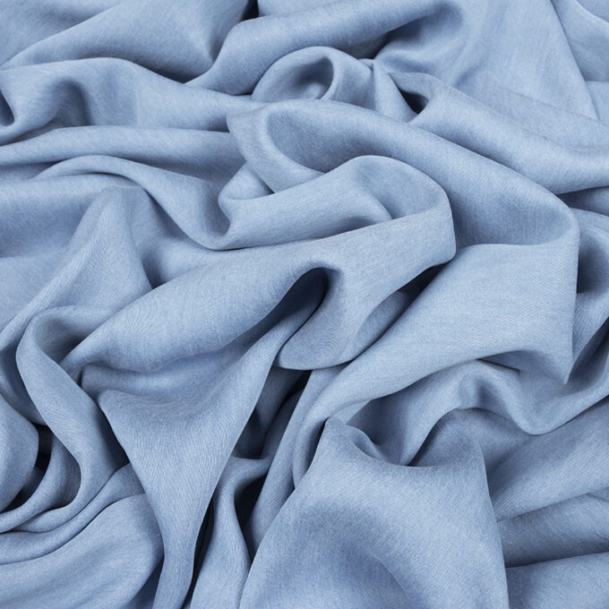 Tkanina Sukienkowa Lyocell Jeans Denim Błękitny