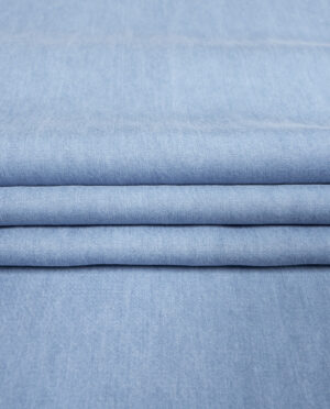 Tkanina Sukienkowa Lyocell Jeans Denim Błękitny