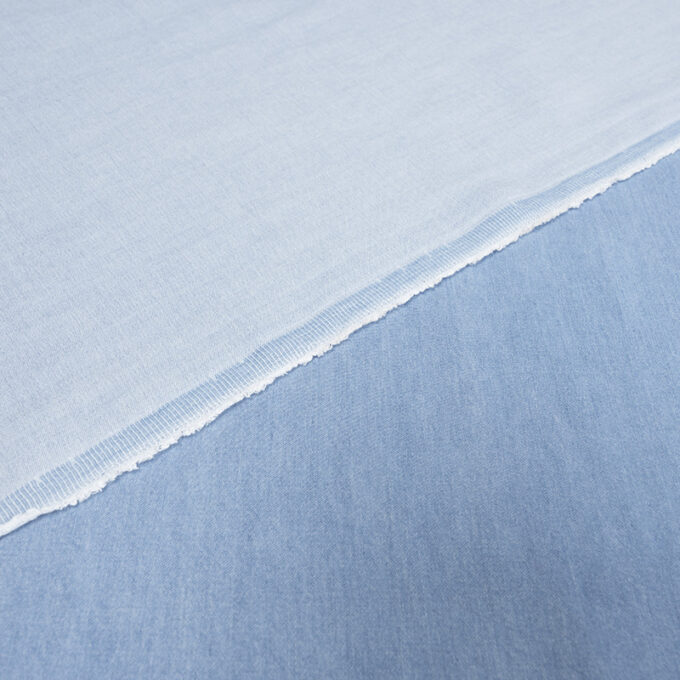 Tkanina Sukienkowa Lyocell Jeans Denim Błękitny