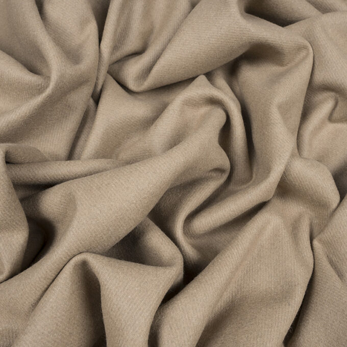 Flausz Diagonal Camel z Wełną