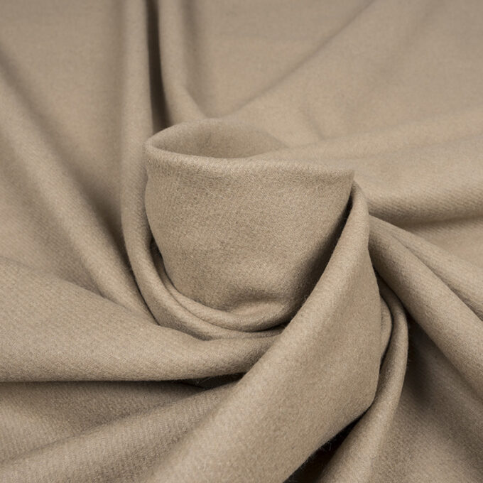 Flausz Diagonal Camel z Wełną