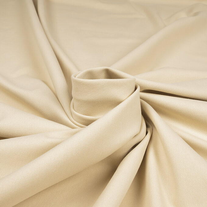 Bawełna Spodniowa Chinos Twill Jasny Kramelowy