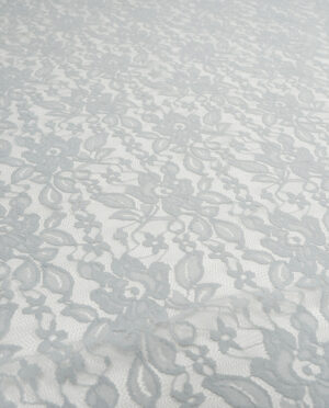 Koronka Elastyczna Gruba na tiulu Wzór 20 Popiel